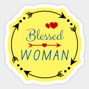 Blessed Woman | Christian Woman Sticker